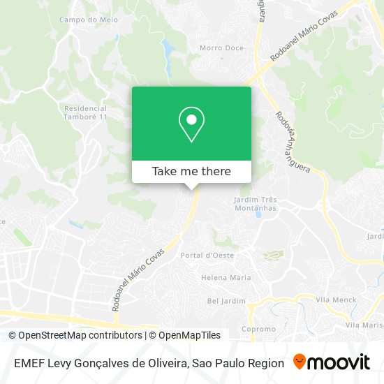 Mapa EMEF Levy Gonçalves de Oliveira