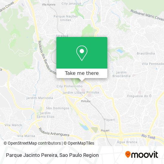 Mapa Parque Jacinto Pereira