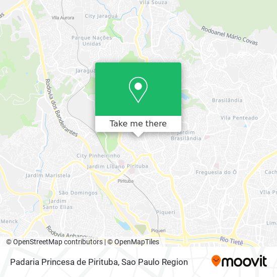 Padaria Princesa de Pirituba map