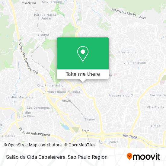 Salão da Cida Cabeleireira map