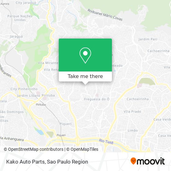 Mapa Kako Auto Parts