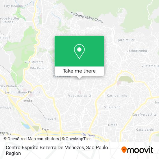 Mapa Centro Espírita Bezerra De Menezes