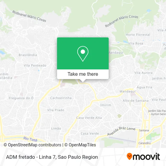 ADM fretado - Linha 7 map