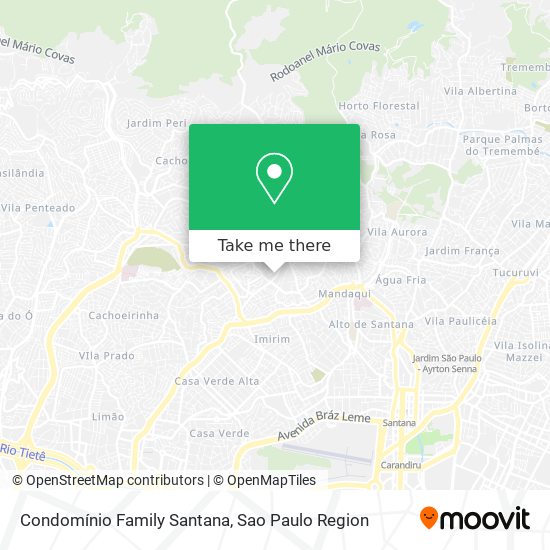 Condomínio Family Santana map