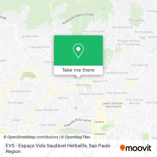 EVS - Espaço Vida Saudável Herbalife map