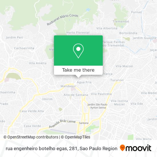 rua engenheiro botelho egas, 281 map