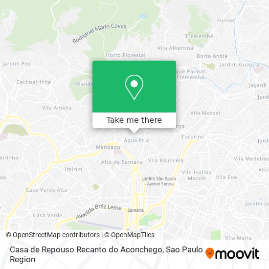 Casa de Repouso Recanto do Aconchego map