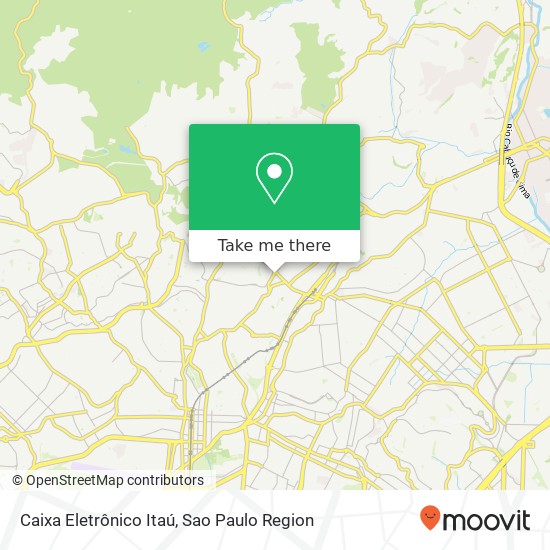 Caixa Eletrônico Itaú map