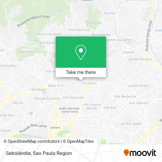 Mapa Sebolândia