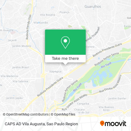 CAPS AD Vila Augusta map