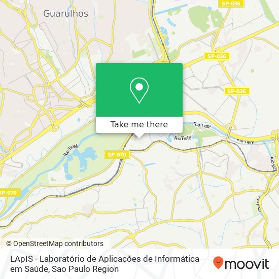 LApIS - Laboratório de Aplicações de Informática em Saúde map