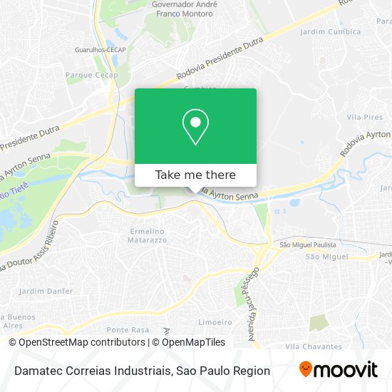 Damatec Correias Industriais map