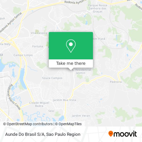 Aunde Do Brasil S/A map