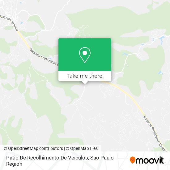 Pátio De Recolhimento De Veículos map