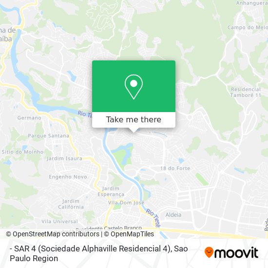 - SAR 4 (Sociedade Alphaville Residencial 4) map