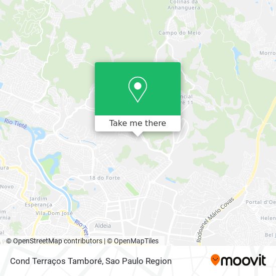 Cond Terraços Tamboré map
