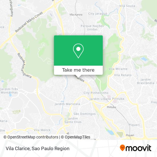 Vila Clarice map