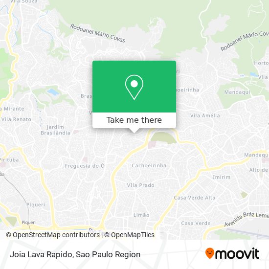 Joia Lava Rapido map