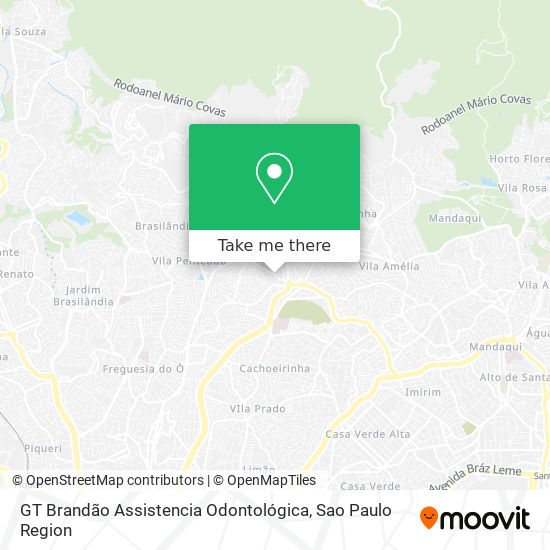 Mapa GT Brandão Assistencia Odontológica