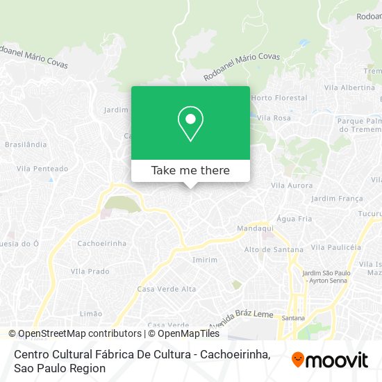 Centro Cultural Fábrica De Cultura - Cachoeirinha map