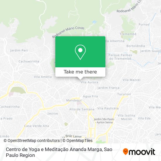 Centro de Yoga e Meditação Ananda Marga map