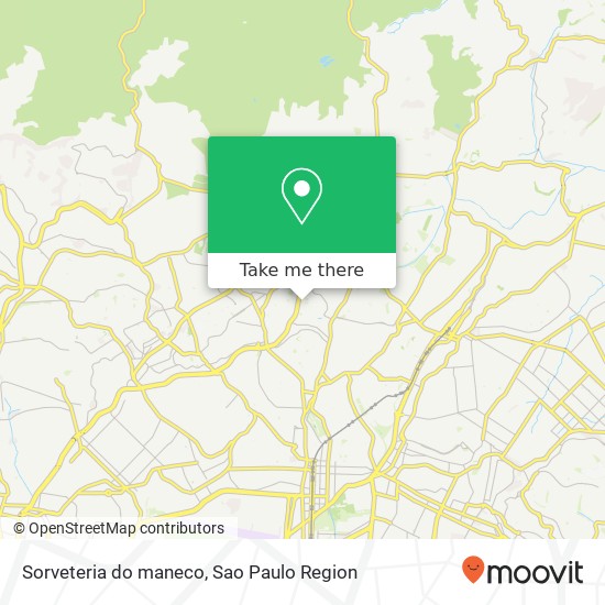 Sorveteria do maneco map