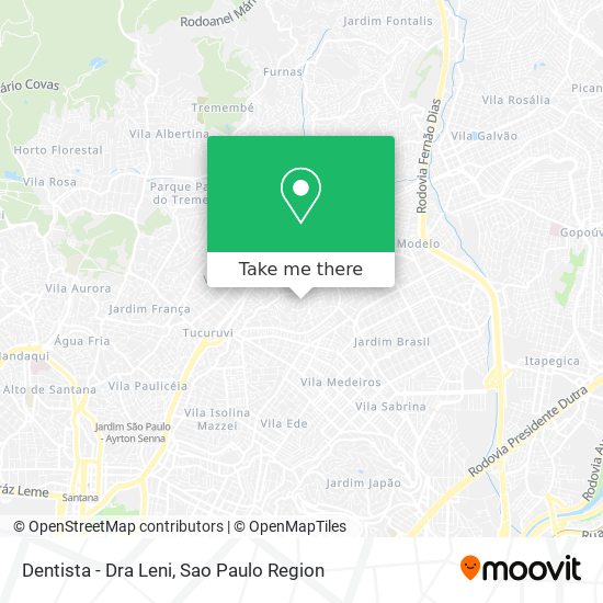 Mapa Dentista - Dra Leni