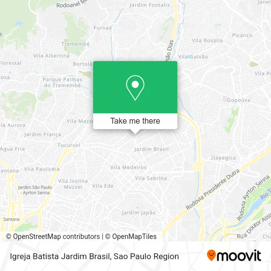 Igreja Batista Jardim Brasil map
