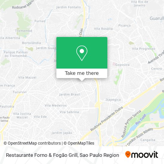 Restaurante Forno & Fogão Grill map