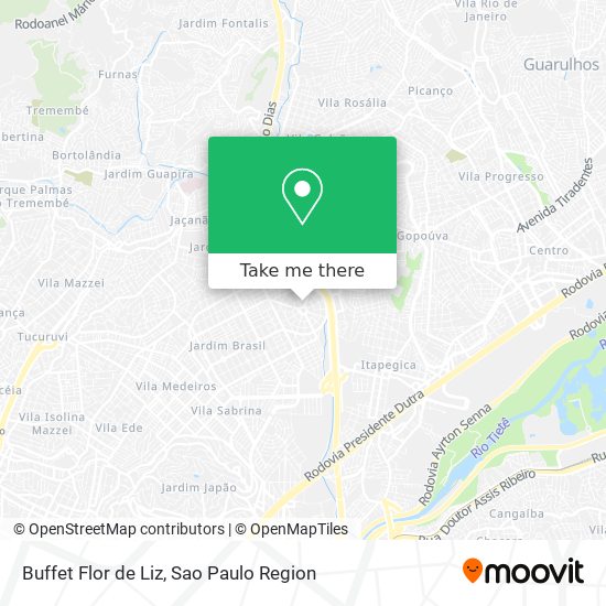 Mapa Buffet Flor de Liz