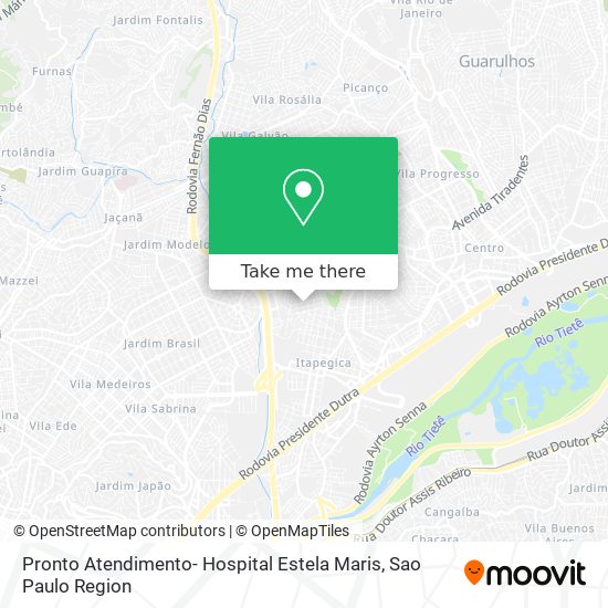 Pronto Atendimento- Hospital Estela Maris map