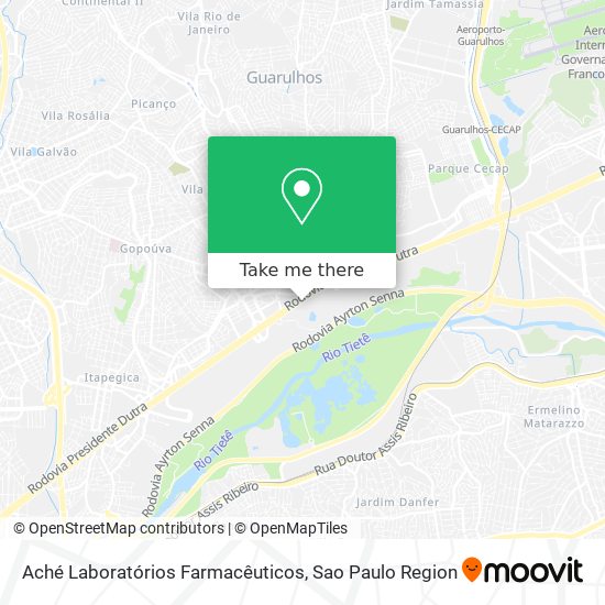 Aché Laboratórios Farmacêuticos map