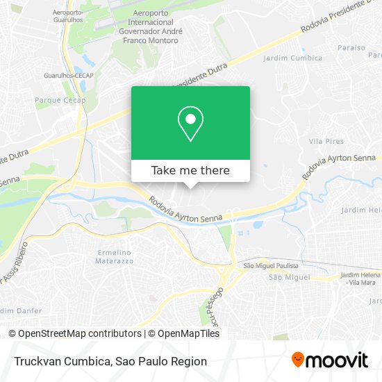 Truckvan Cumbica map