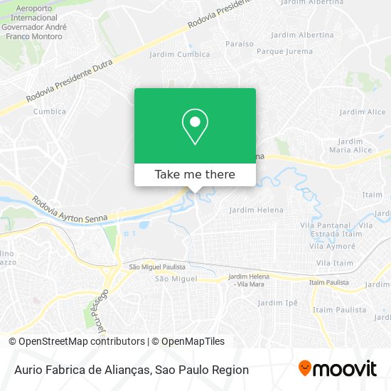 Aurio Fabrica de Alianças map