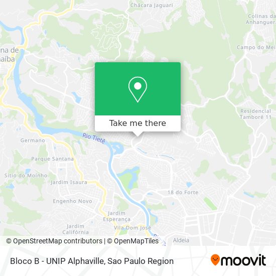 Bloco B - UNIP Alphaville map