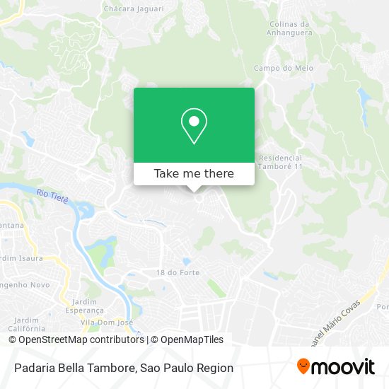 Padaria Bella Tambore map