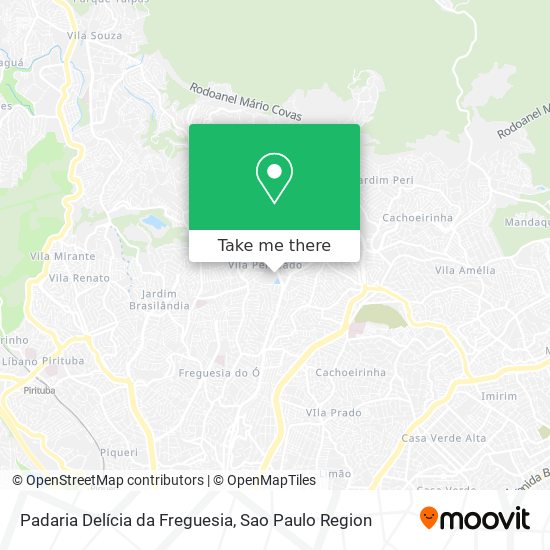 Padaria Delícia da Freguesia map