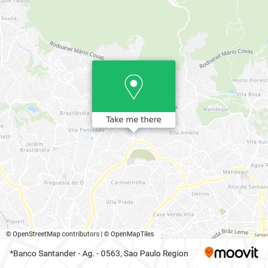 Mapa *Banco Santander - Ag. - 0563