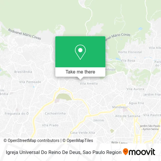 Igreja Universal Do Reino De Deus map