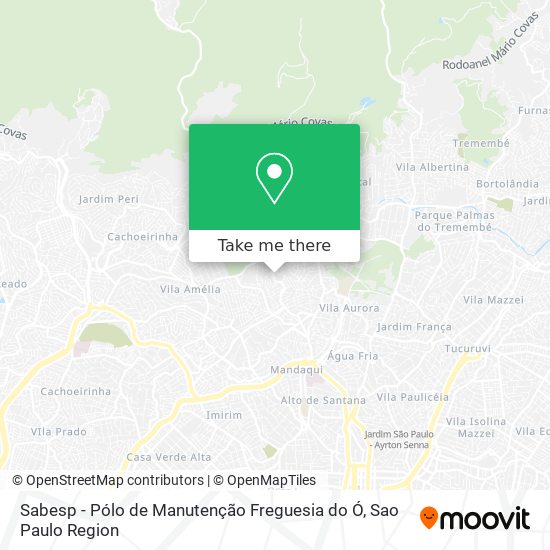 Sabesp - Pólo de Manutenção Freguesia do Ó map