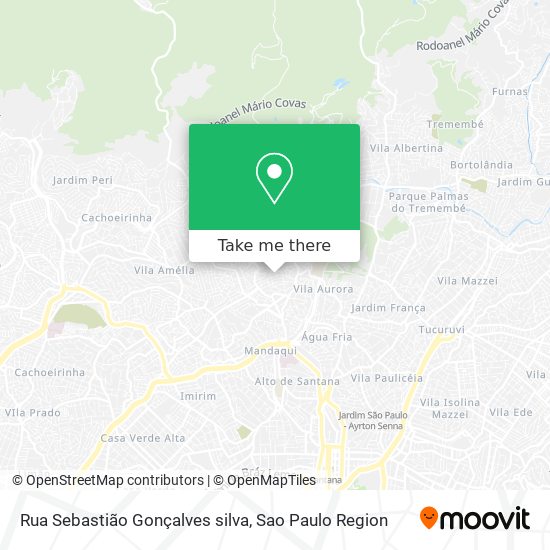 Rua Sebastião Gonçalves silva map