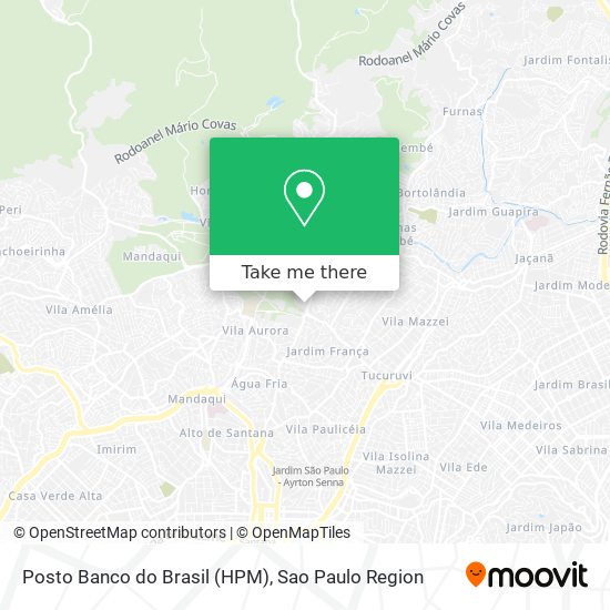 Posto Banco do Brasil (HPM) map