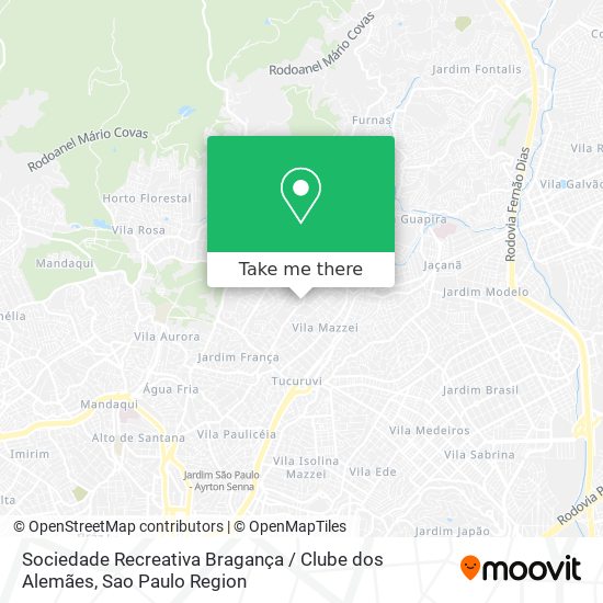Sociedade Recreativa Bragança / Clube dos Alemães map