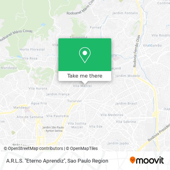 A.R.L.S. "Eterno Aprendiz" map