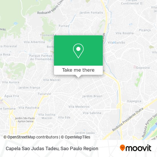 Capela Sao Judas Tadeu map