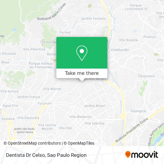 Dentista Dr Celso map