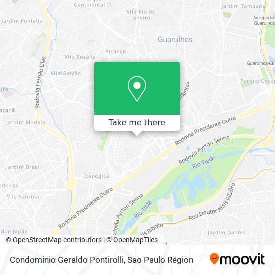 Condominio Geraldo Pontirolli map