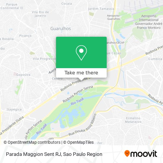 Parada Maggion Sent RJ map