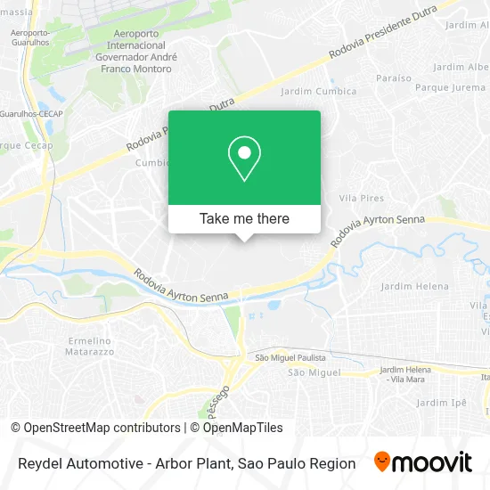 Reydel Automotive - Arbor Plant map