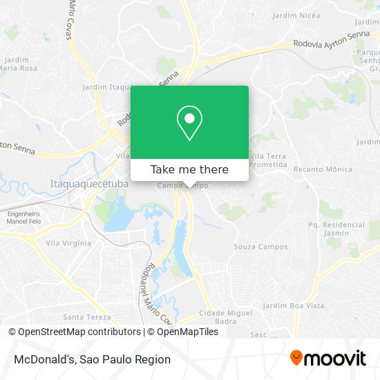 McDonald's map